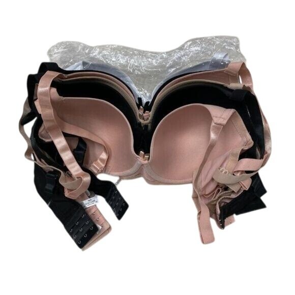 Bundle Of Six Smooth Construction Neutral Everyday Color Bras - Picture 2 of 2